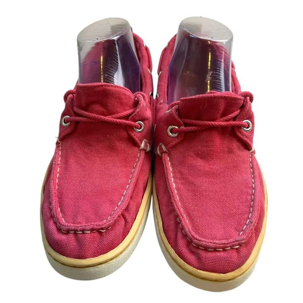 Timberland Women’s 9.5 Pink Boat Shoes - Picture 2 of 8